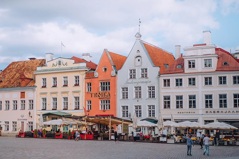 Town Hall Square in Tallinn