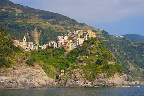 A view of Corniglia is a welcome respite