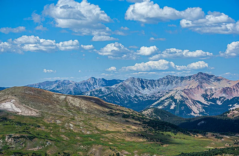 A beautiful view of the Rockies