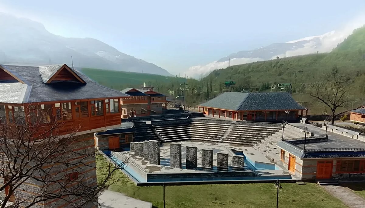 The Rang Lok open-air theatre