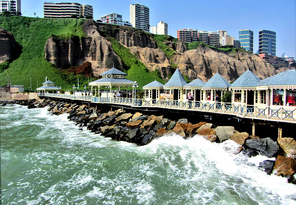Miraflores skyline in Lima