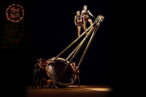 A performance by Lune Production artistes