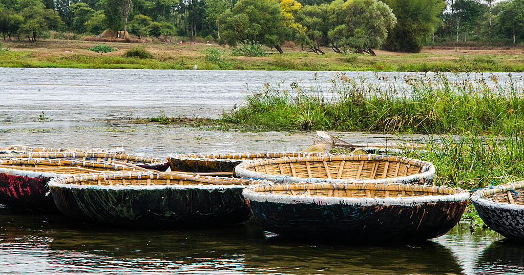 Coracles made an important means of local trade in ancient times