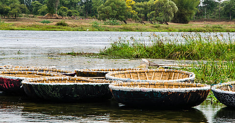 Coracles made an important means of local trade in ancient times