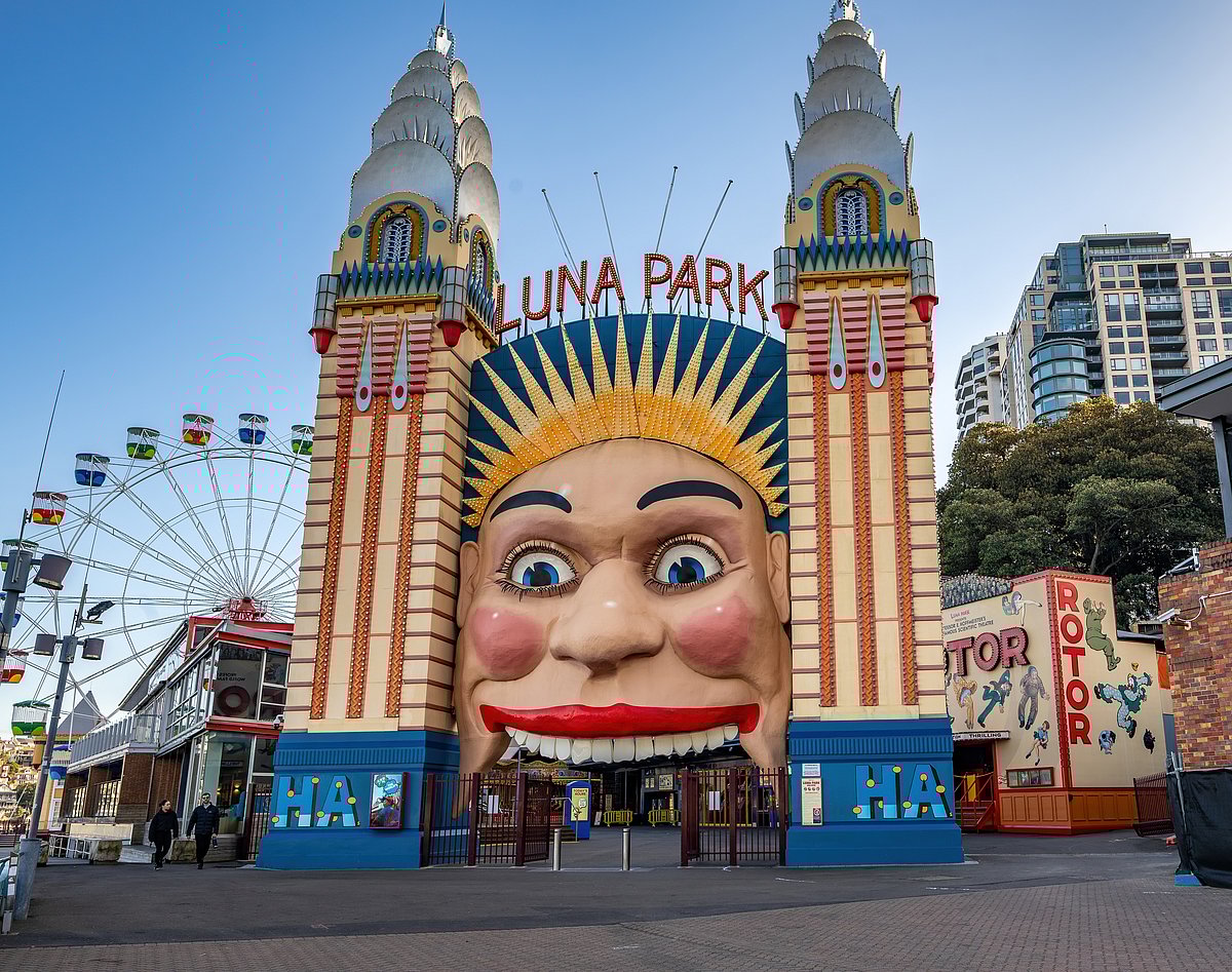 Luna Park in Sydney