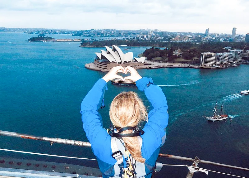 You can climb to the top of the Sydney Harbour Bridge with children from the ages of eight to 15