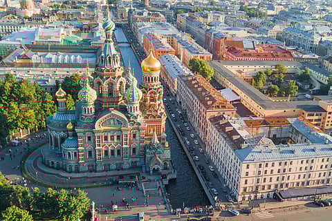 The Church of the Saviour on Spilled Blood in Saint Petersburg