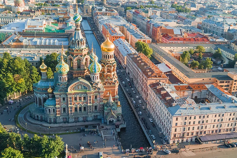 The Church of the Saviour on Spilled Blood in Saint Petersburg