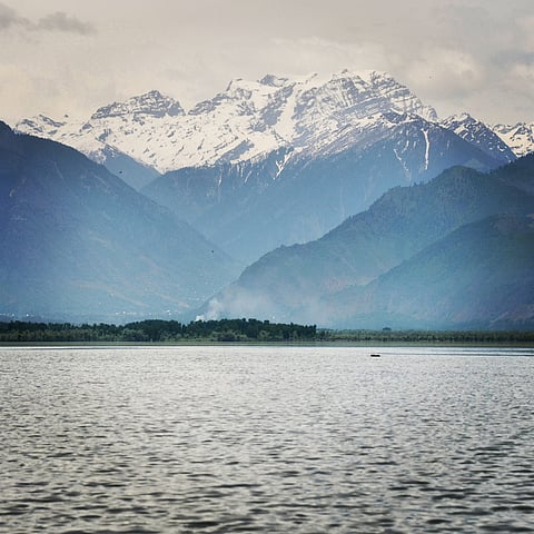 A view of the Manasbal Lake