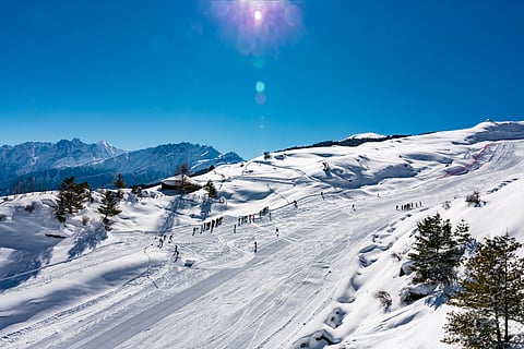 Auli is a skier's paradise