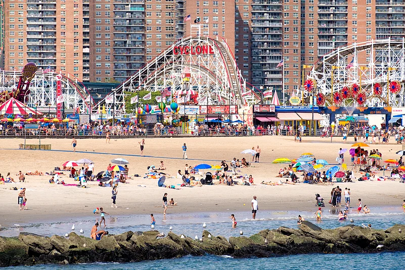 The Cyclone rollercoaster on Coney Island