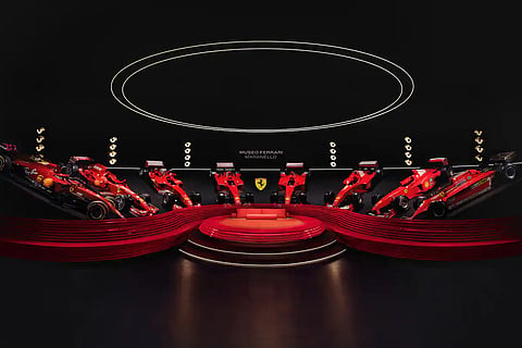 Sleep at the Museo Ferrari, inspired by the surrounding race cars