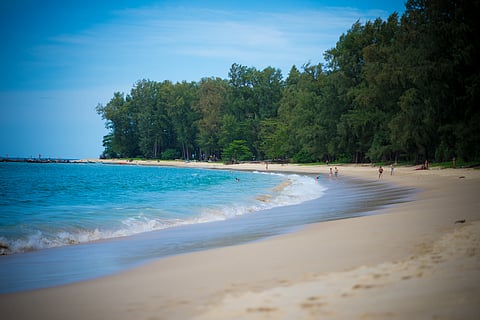 A beach at Sirinat National Park in Phuket