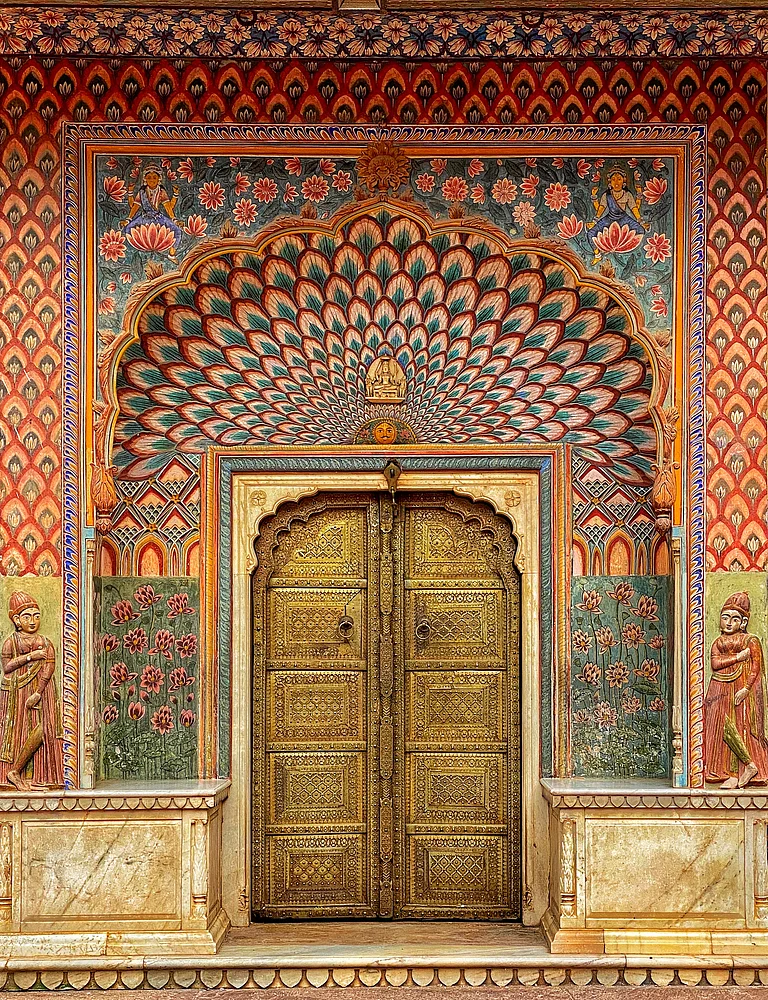 The Lotus Gate of the City Palace in Jaipur - Shutterstock