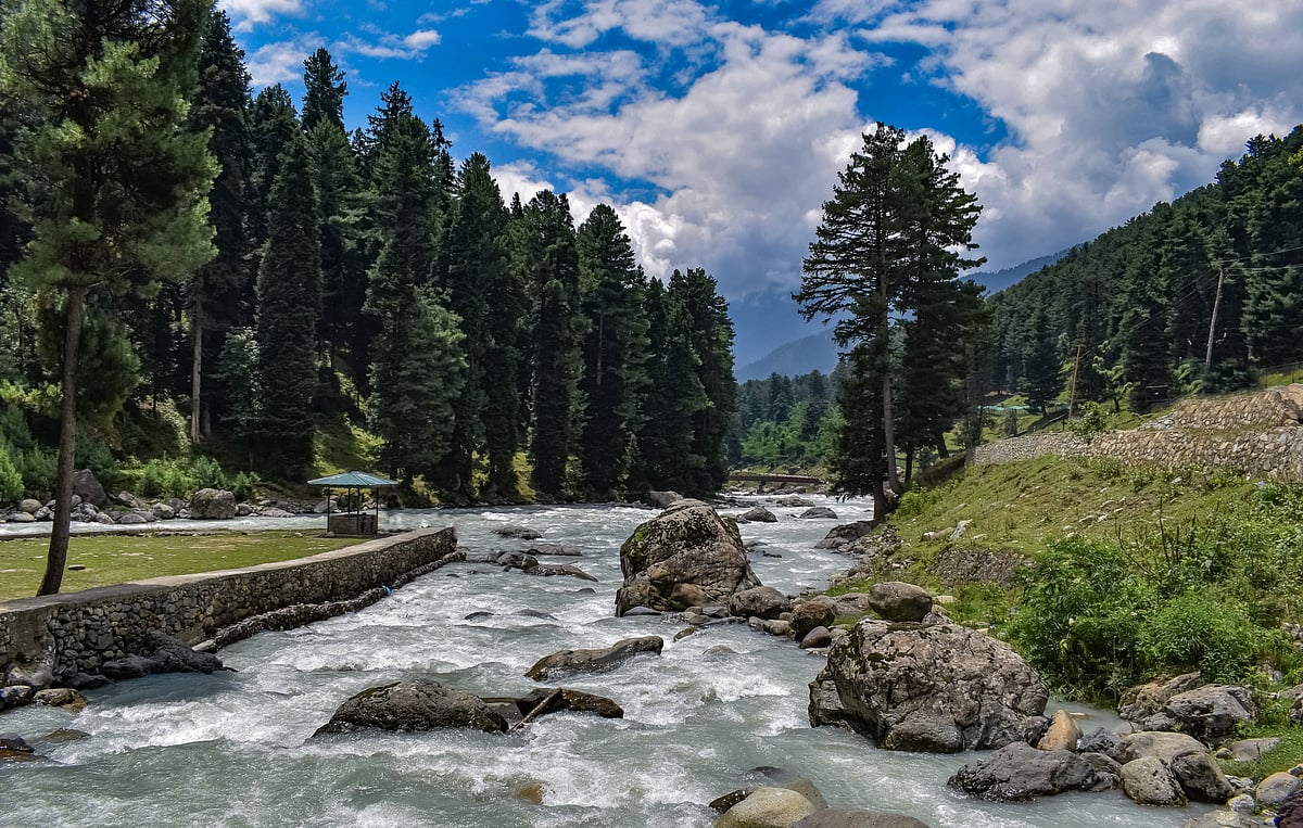 A view of the beautiful Lidder River