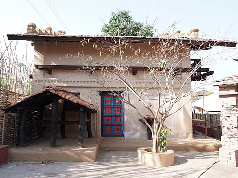 The Bheel House as part of the Tribal Museum in Bhopal