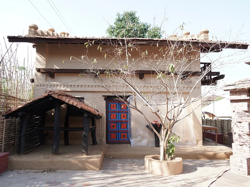 The Bheel House as part of the Tribal Museum in Bhopal