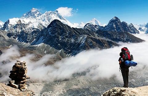 A view of Everest from Gokyo Ri