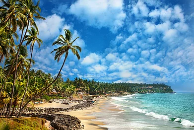Shutterstock : Varkala has many stunning beaches