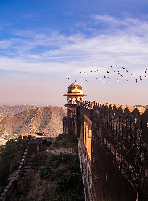 The Jaigarh Fort of Jaipur was built in the 18th century