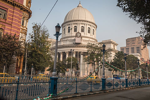 Heritage architectural building the General Post Office or GPO at B.B.D. Bag in Kolkata