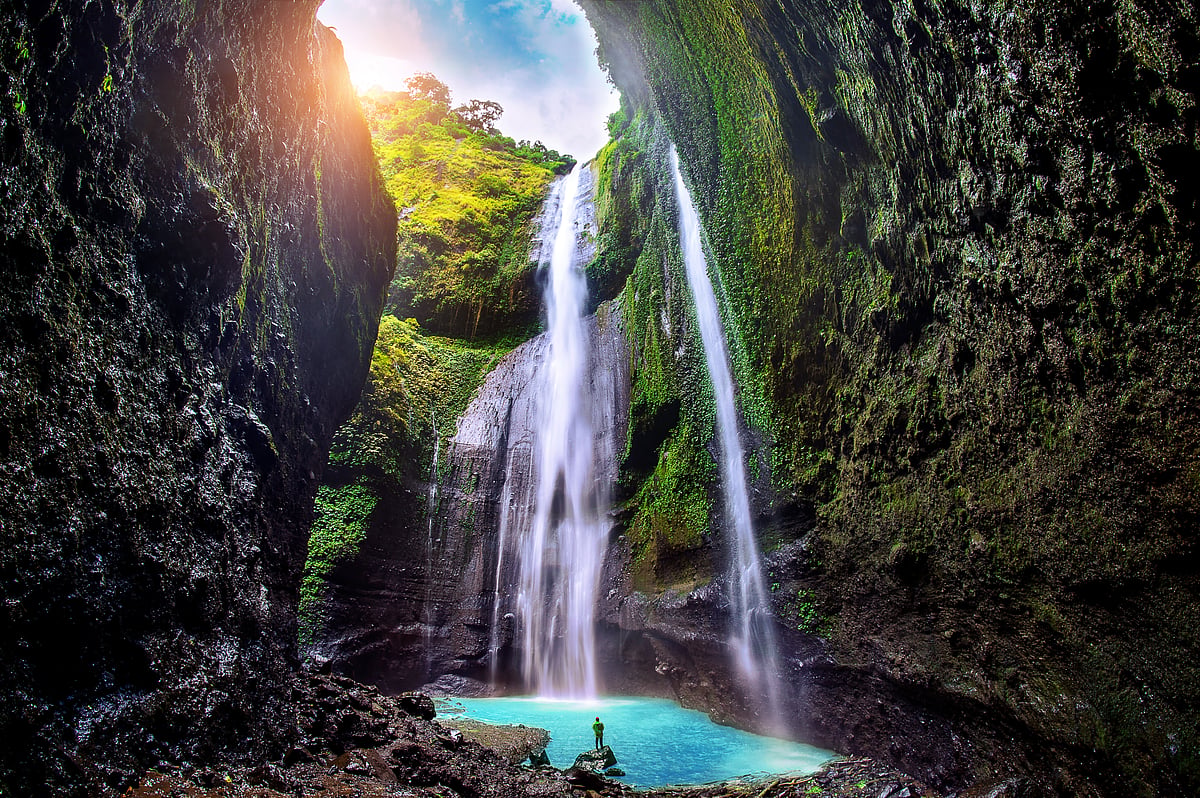 The Madakaripura Waterfall is fondly known as “the eternal waterfall”
