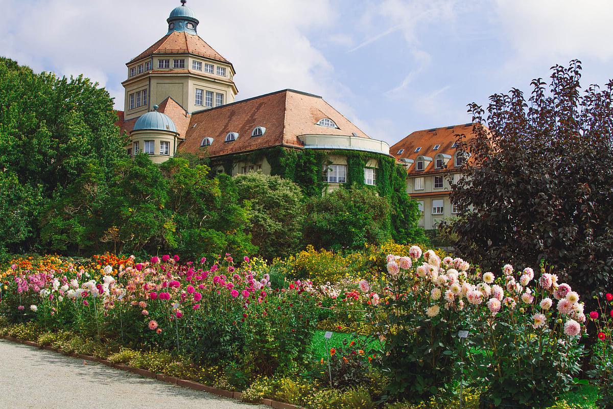 A view of Palmengarten, Frankfurt