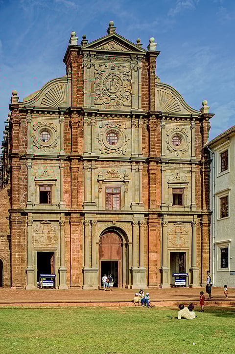 A view of the Basilica of Bom Jesus