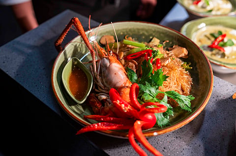 One of the dishes served at Sweet Basil