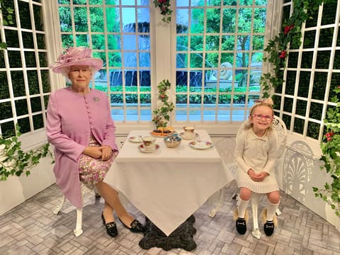 Have tea with the late Queen Elizabeth II at Madame Tussauds