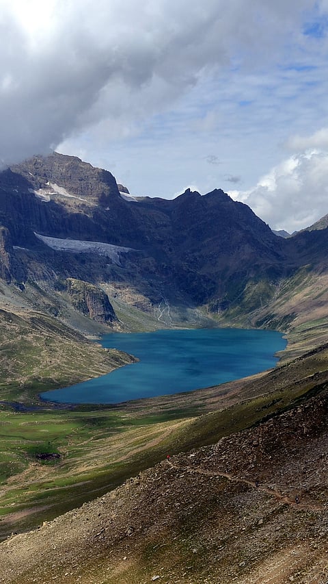 A view of the Gangbal Lake