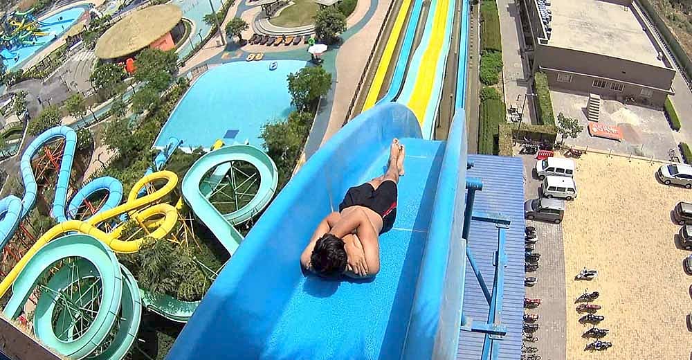 The Torpedo water ride at Appu Ghar