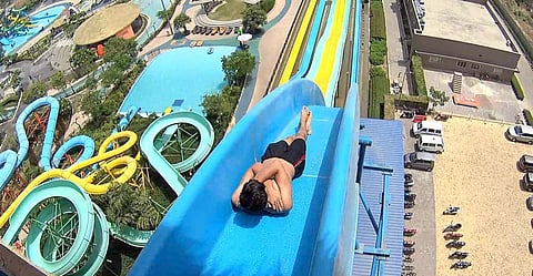 The "Torpedo" water ride at Appu Ghar