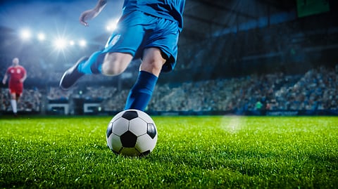 Immerse yourself in the heart-pounding action of a football game