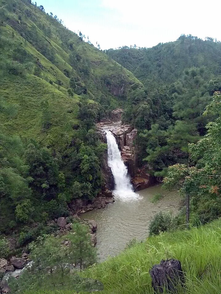 Kohmang Falls in the West Khasi Hills