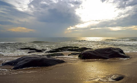 A view of the Covelong Beach