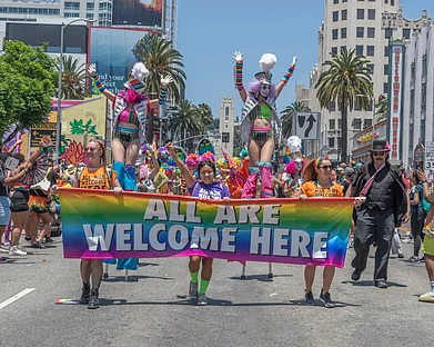 Shutterstock : In addition to the main events, LA Pride offers a range of top-tier experiences