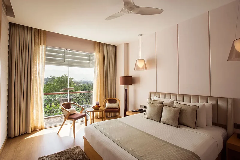 A room at the SeaShell hotel