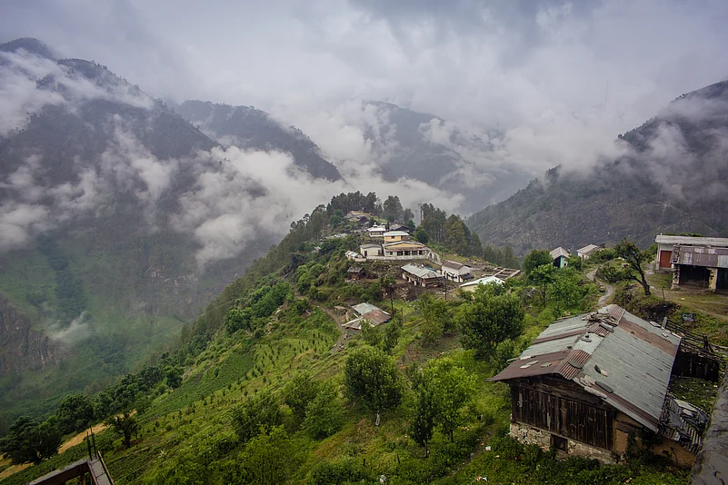Sankri village is the starting point of the trek