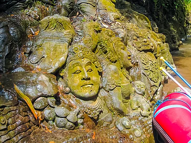 Solarisys/Shutterstock.com : Visitors to Ubud, Bali can check out the story of the Ramayana engraved on a river wall
