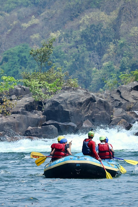Whitewater rafting in Dandeli