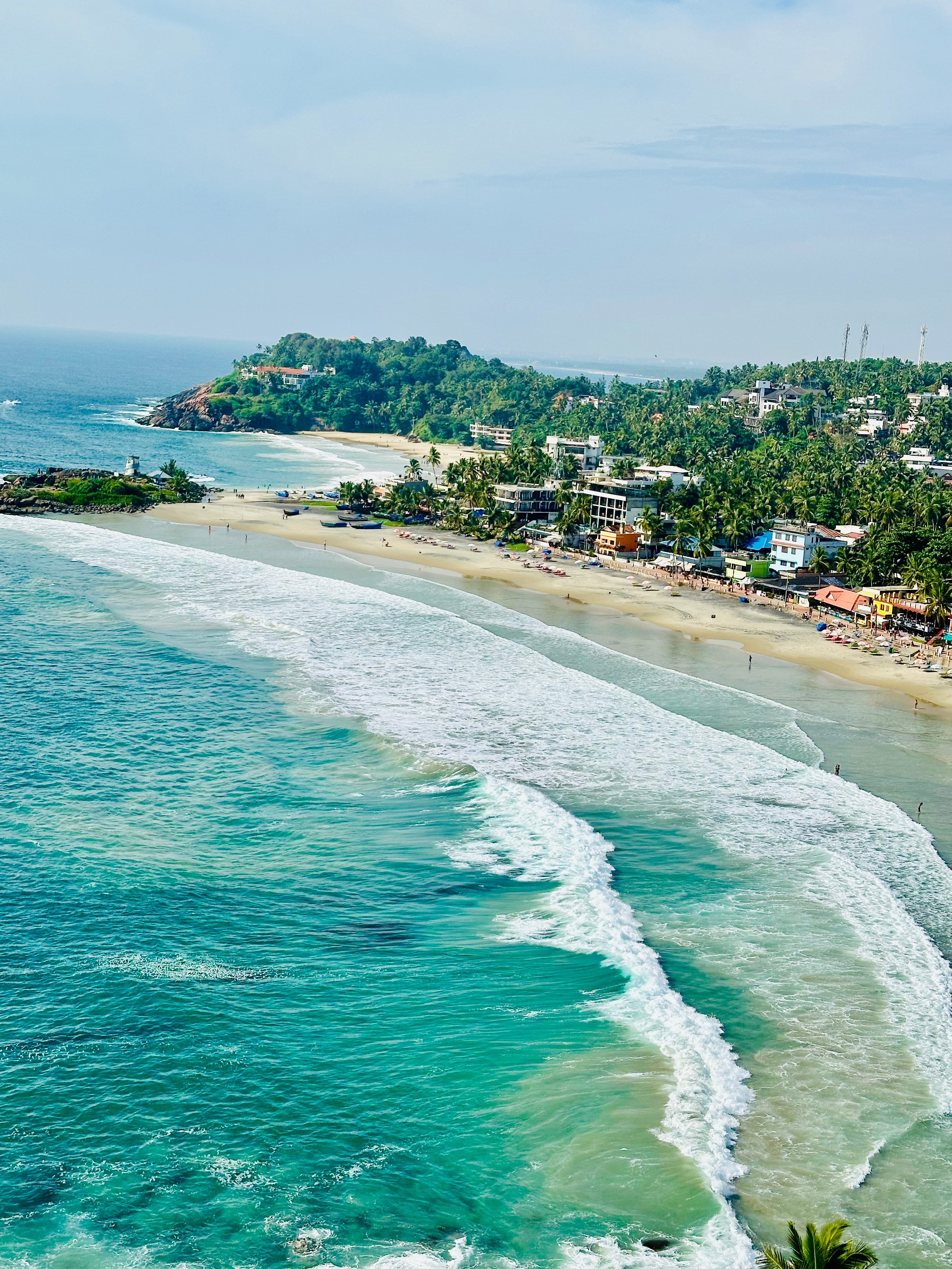 A view of Kovalam beach