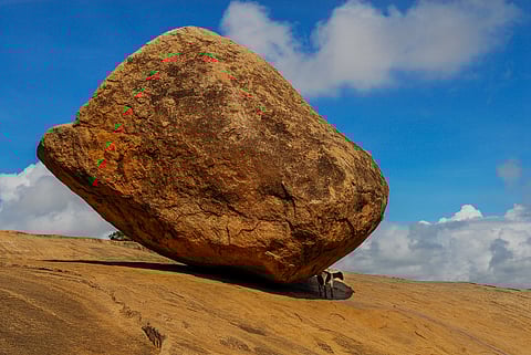 Krishna’s Butterball, Mahabalipuram