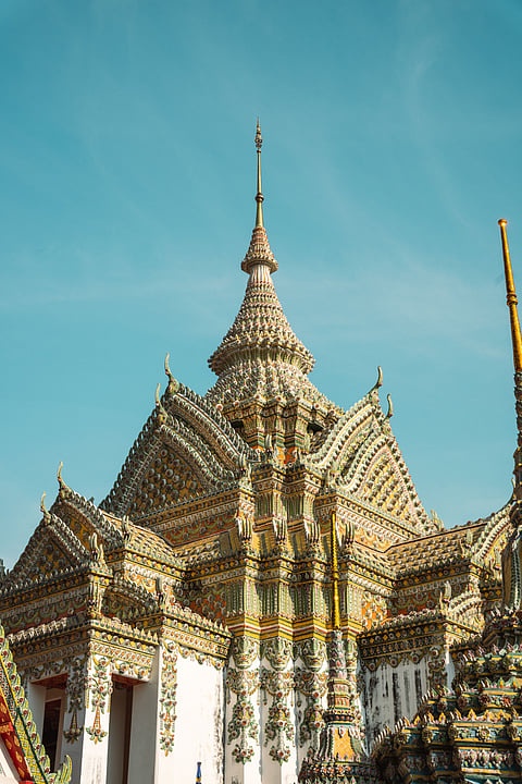 A view of Wat Pho, one of the most famous temples of Bangkok