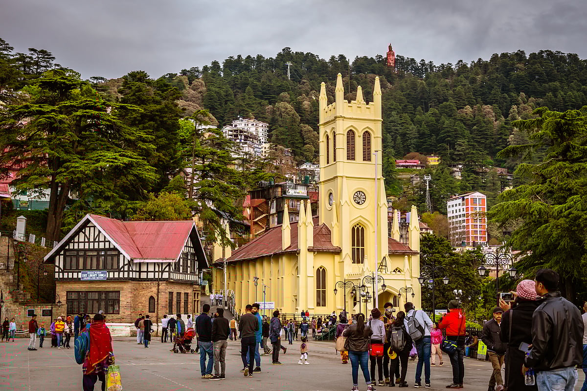 The Christ Church on the Ridge in Shimla