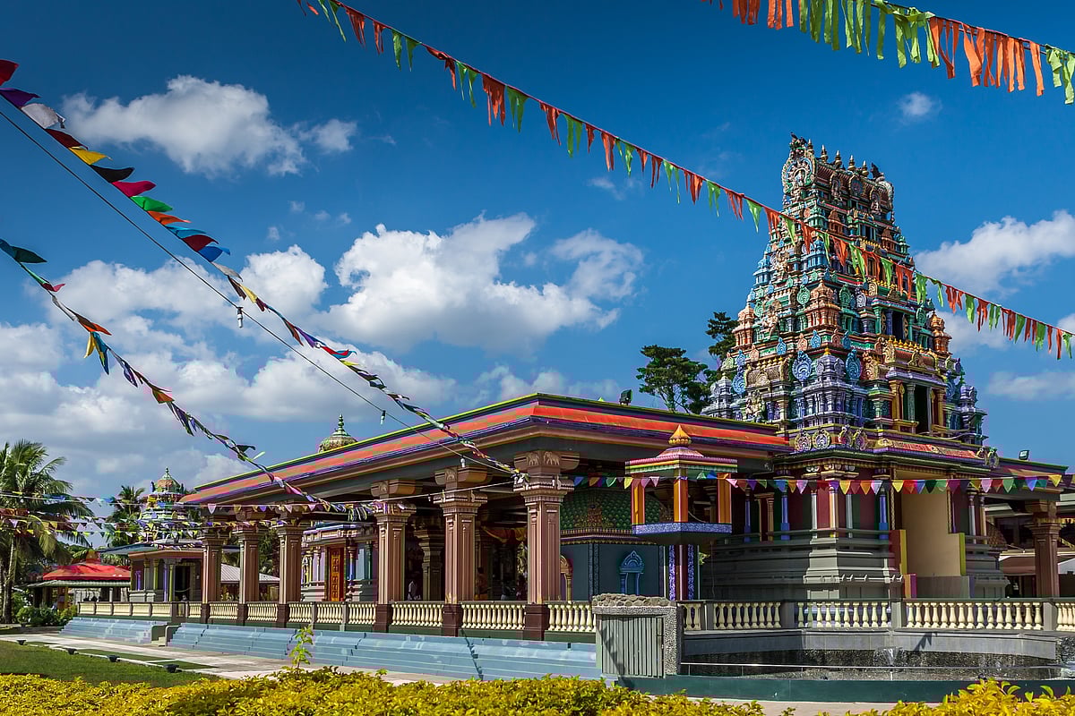 A view of the Sri Siva Subramaniya Temple