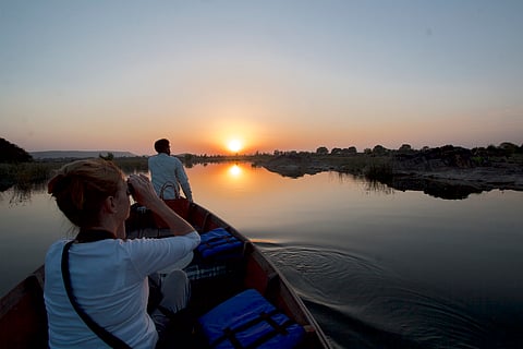 A boat ride on the Ken river is a sublime experience
