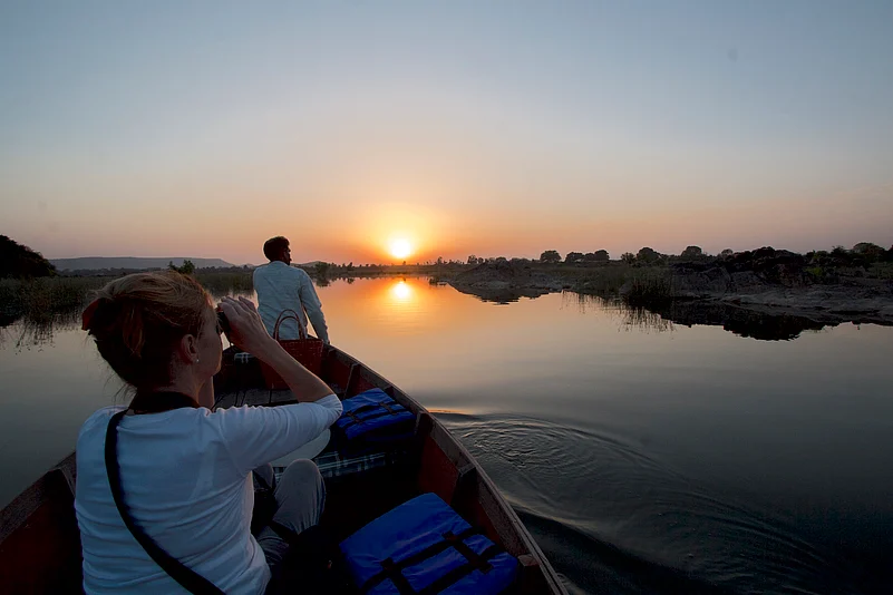 A boat ride on the Ken river is a sublime experience