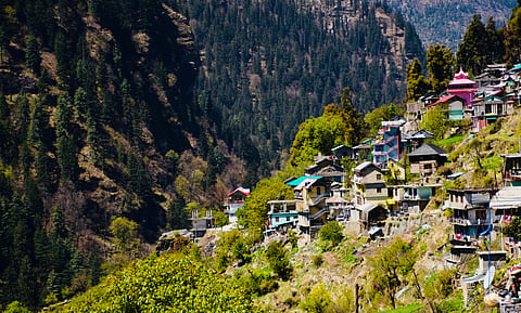 Barshaini Village in the Parvati Valley