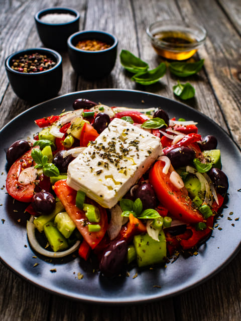 Healthy Greek salad